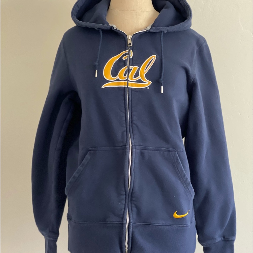 Cal Berkeley Nike zip up sweatshirt.